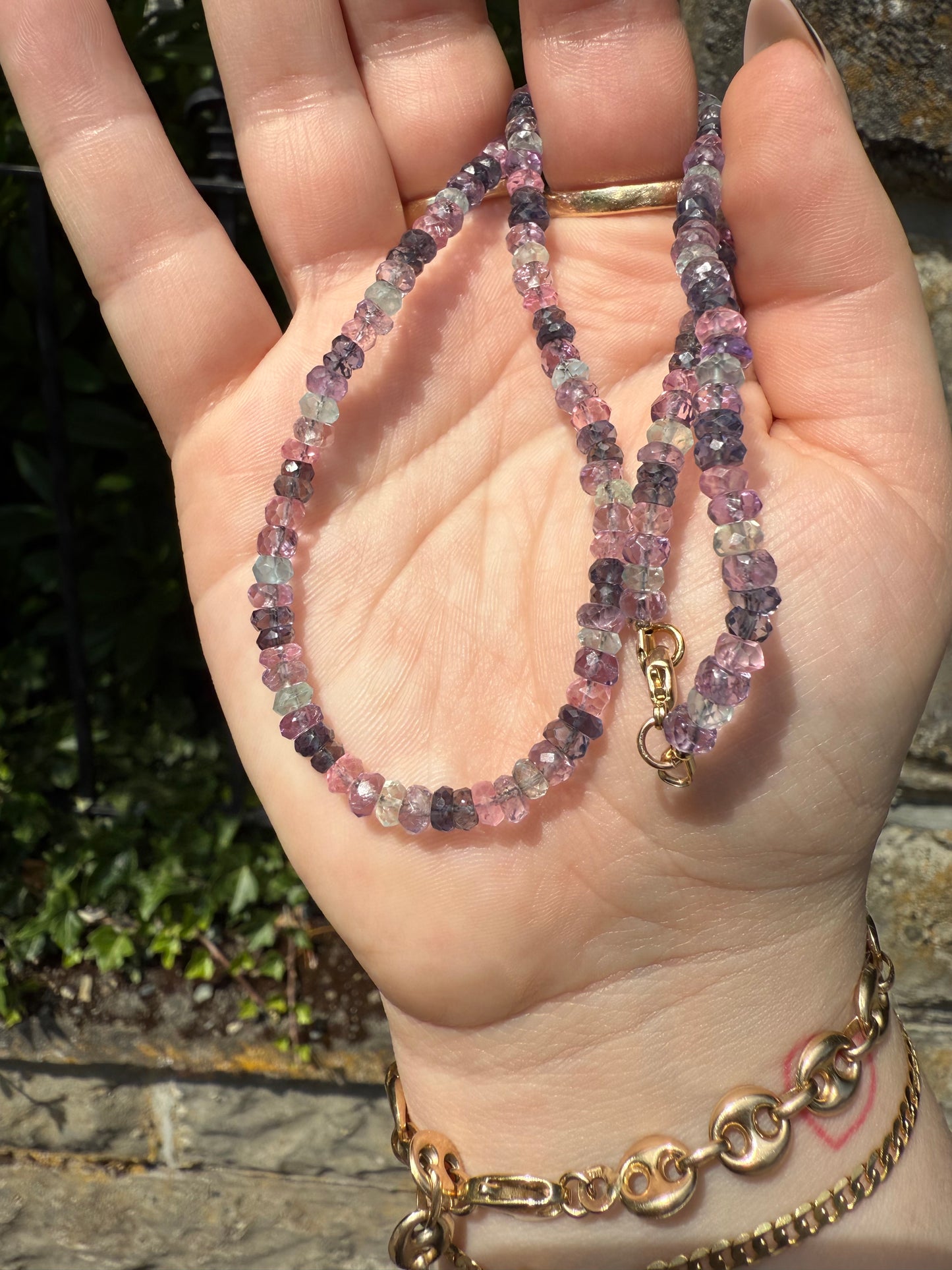 Purple Mix Necklace