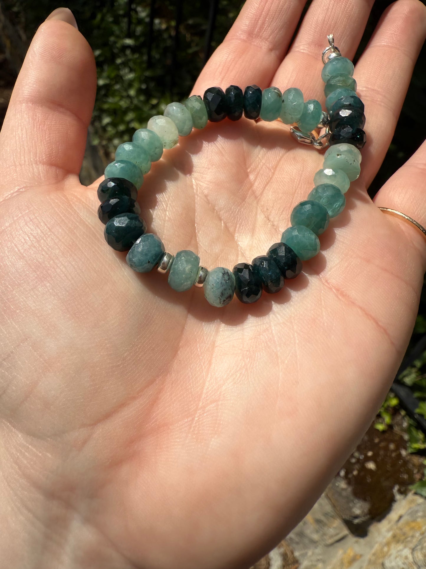 Silver Grandiderite Bracelet