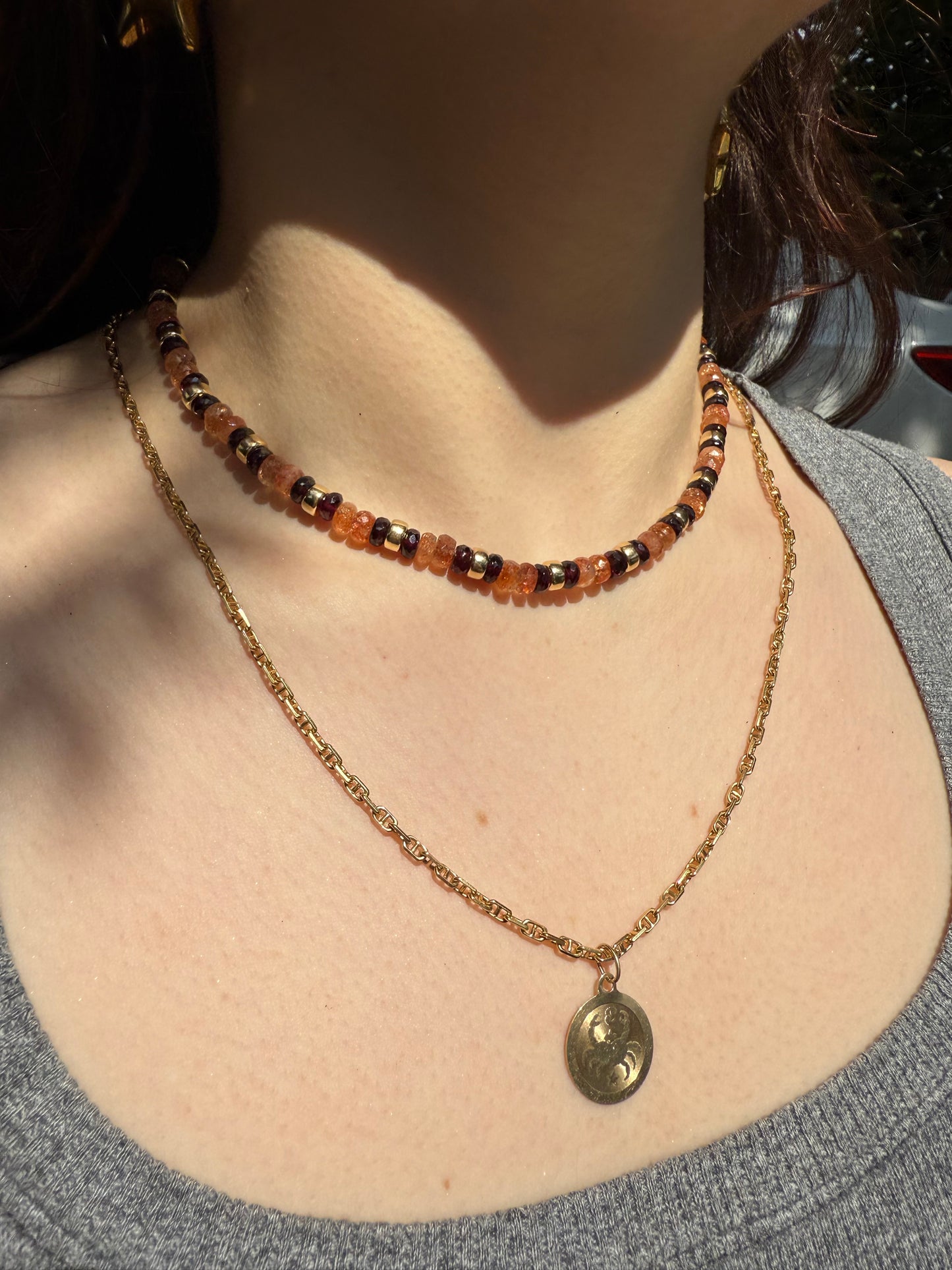 Sunset Snake Necklace