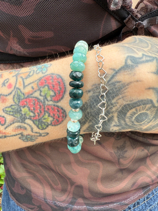 Silver Grandiderite Bracelet