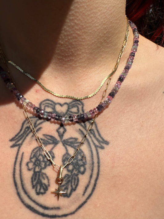 Purple Mix Necklace