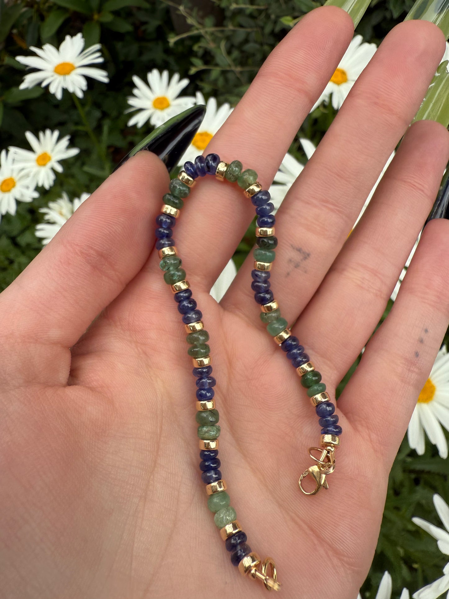 Sapphire and Emerald Bracelet